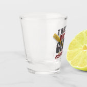 "Sie töteten Glenn" gehender toter Fan Schnapsglas (Links)