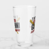 "Sie töteten Glenn" gehendes totes Fan-Bier Glas (Rechts)