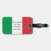 Sie Toucha meine Tasche I Breaka Sie stellen Gepäckanhänger (Rückseite horizontal)