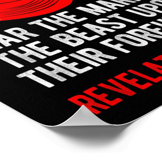 Sie tragen das Zeichen der Besenwälder Poster (Ecke)