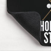 Sie trägt den Rack, den ich halte, den Stick Funny Mousepad (Ecke)