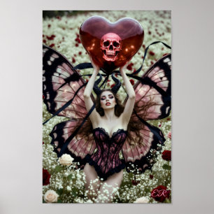 Sie trägt den Tod wie einen Valentinstag Poster