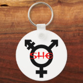 Sie Transgender Schlüsselanhänger (Vorderseite)
