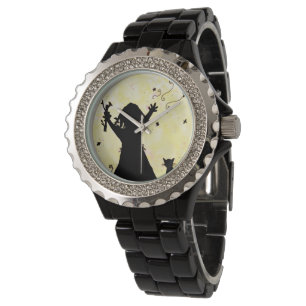 Sie träumt von Magie auf dem Mond Armbanduhr