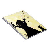 Sie träumt von Magie auf dem Mond Notizblock (Rechte Seite)