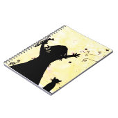 Sie träumt von Magie auf dem Mond Notizblock (Linke Seite)