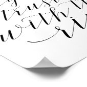 Sie trauten mir kein Rufzeichen der Träger Poster (Ecke)