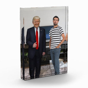 Sie treffen Präsident Donald Trump Foto hinzufü