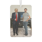 Sie treffen Präsident Donald Trump | Foto hinzufüg Autolufterfrischer (Rückseite)