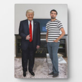 Sie treffen Präsident Donald Trump | Foto hinzufüg Fotoplatte (Vorderseite)