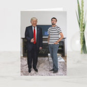 Sie treffen Präsident Donald Trump | Foto hinzufüg Karte (Vorderseite)