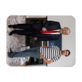 Sie treffen Präsident Donald Trump | Foto hinzufüg Magnet (Horizontal)