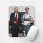 Sie treffen Präsident Donald Trump | Foto hinzufüg Mousepad (Mit Mouse)