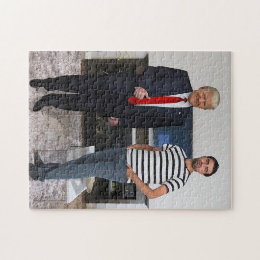 Sie treffen Präsident Donald Trump | Foto hinzufüg Puzzle (Horizontal)