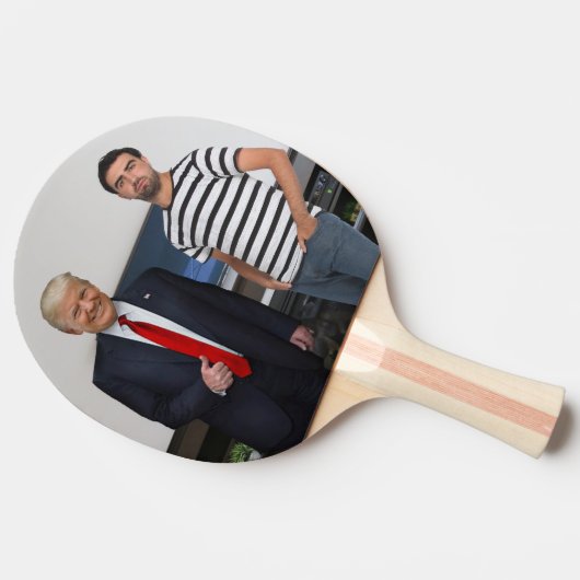 Sie treffen Präsident Donald Trump | Foto hinzufüg Tischtennis Schläger (Seitenansicht)