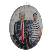 Sie treffen Präsident Donald Trump| Foto hinzufüge Dartscheibe (Vorderseite Links)