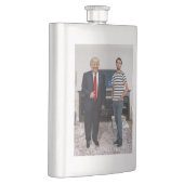 Sie treffen Präsident Donald Trump| Foto hinzufüge Flachmann (Rechts)