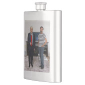 Sie treffen Präsident Donald Trump| Foto hinzufüge Flachmann (Links)