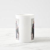 Sie treffen Präsident Donald Trump| Foto hinzufüge Porzellantasse (Vorderseite)