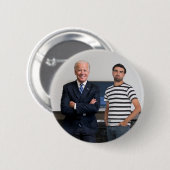 Sie treffen Präsident Joe Biden | Foto hinzufügen Button (Vorne & Hinten)