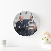 Sie treffen Präsident Joe Biden | Foto hinzufügen Große Wanduhr (Zuhause)