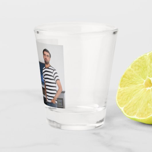 Sie treffen Präsident Joe Biden | Foto hinzufügen Schnapsglas (Rechts)