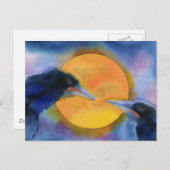 Sie treffen sich durch Mondlicht Postkarte (Vorne/Hinten)