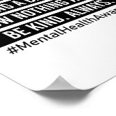 Sie treffen sich im Kampf gegen die psychische Ges Poster (Ecke)