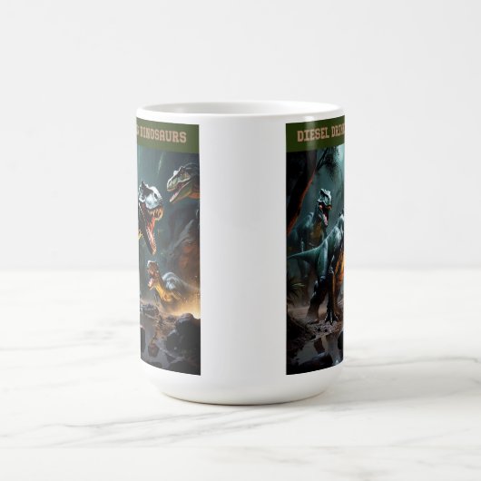 Sie trinken Diesel Kaffeetasse (Mittel)