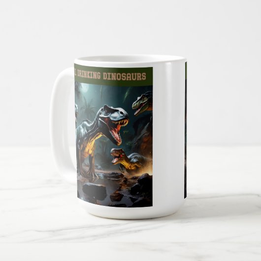 Sie trinken Diesel Kaffeetasse (Vorderseite Links)