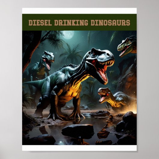 Sie trinken Diesel Poster (Vorne)
