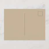 Sie trug Blumen im Haar Postkarte (Rückseite)