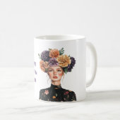 Sie trug Blumen in ihrem Haar Kaffeetasse (VorderseiteRechts)