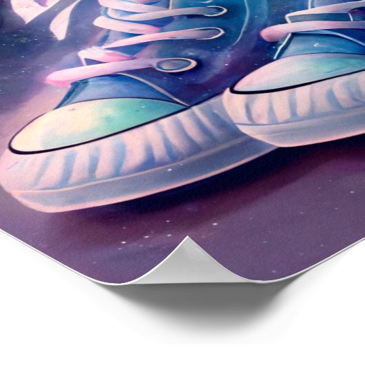 Sie trug Magic Sneakers Poster (Ecke)