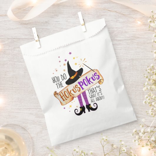 Sie tun den Hokus Pokus Hexenmagic ID982 Geschenktütchen (Ausgeschnitten)