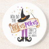 Sie tun den Hokus Pokus Hexenmagic ID982 Getränkeuntersetzer (Vorne)