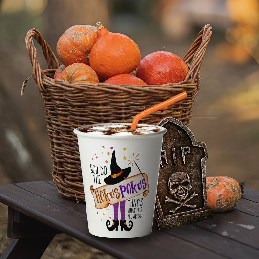 Sie tun den Hokus Pokus Hexenmagic ID982 Pappbecher