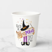 Sie tun den Hokus Pokus Hexenmagic ID982 Pappbecher (Vorderseite)