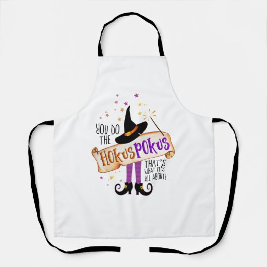 Sie tun den Hokus Pokus Hexenmagic ID982 Schürze (Vorderseite)