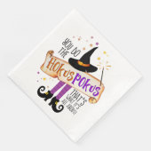 Sie tun den Hokus Pokus Hexenmagic ID982 Serviette (Ecke)