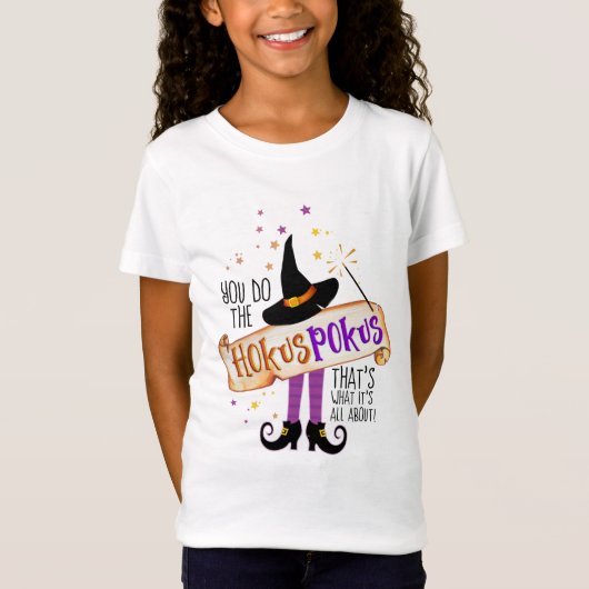 Sie tun den Hokus Pokus Hexenmagic ID982 T-Shirt (Vorderseite)