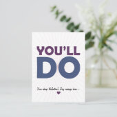 Sie tun feiertagspostkarte (Stehend Vorderseite)