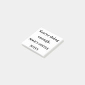 Sie tun genug - Individuelle Ermutigungspad Post-it Klebezettel (angewinkelt)