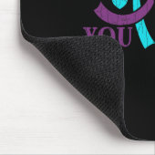 Sie tun Problem glückliche Selbstmordverhütung Bew Mousepad (Ecke)