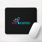 Sie tun Problem glückliche Selbstmordverhütung Bew Mousepad (Mit Mouse)