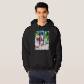 Sie tun Sie Flamingo Sommerurlaub Hoodie (Vorne ganz)