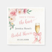 SIE TYPIERT DAS KNOCHENBRAUTPARTY SERVIETTE (Vorderseite)