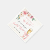 SIE TYPIERT DAS KNOCHENBRAUTPARTY SERVIETTE (Ecke)