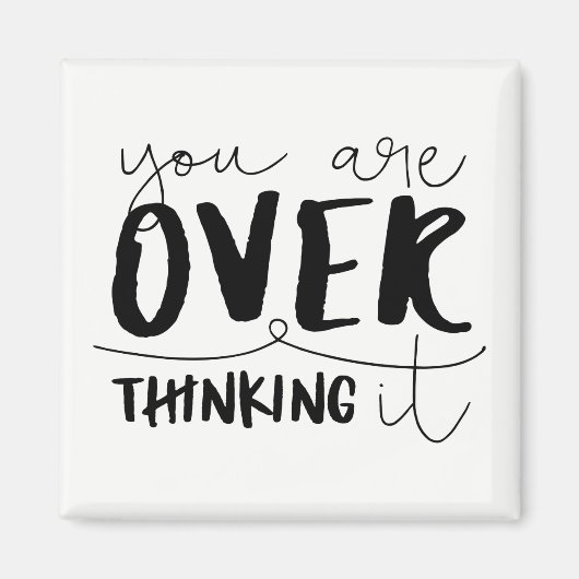 Sie überdenken es magnet (Vorne)