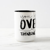 Sie überdenken es zweifarbige tasse (Mittel)